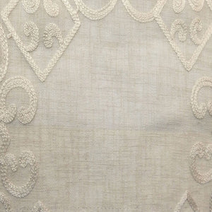 Glam Fabric Gisella Flax - Sheer Drapery Fabric