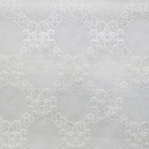 Glam Fabric Gisella White - Sheer Drapery Fabric