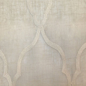 Glam Fabric Merissa Flax - Sheer Fabric