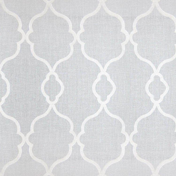 Glam Fabric Merissa White - Sheer Fabric