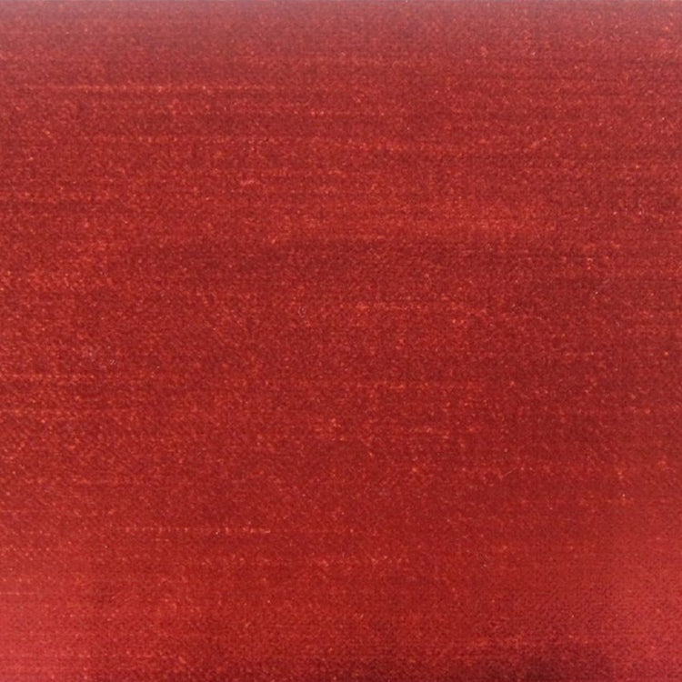 Glam Fabric Imperial Cinnamon - Red Rayon Velvet Upholstery Fabric