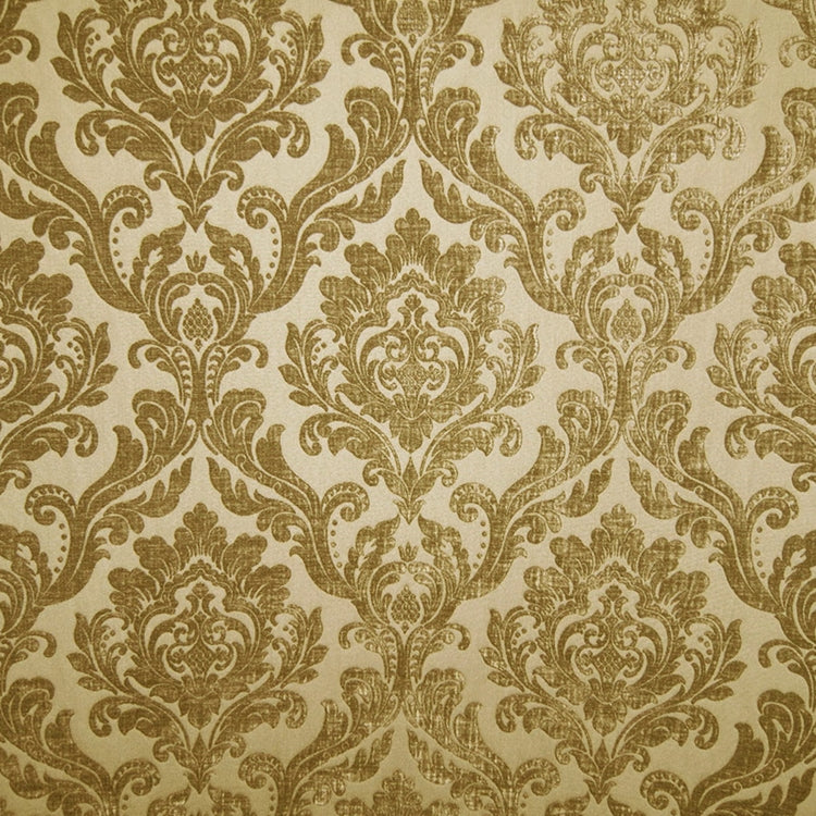 Glam Fabric Marcus Gold - Chenille Upholstery Fabric
