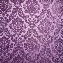 Load image into Gallery viewer, Glam Fabric Marcus Plum - Chenille Upholstery Fabric