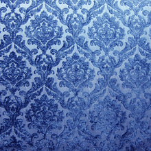 Load image into Gallery viewer, Glam Fabric Marcus Sapphire - Chenille Upholstery Fabric