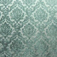 Load image into Gallery viewer, Glam Fabric Marcus Teal - Chenille Upholstery Fabric
