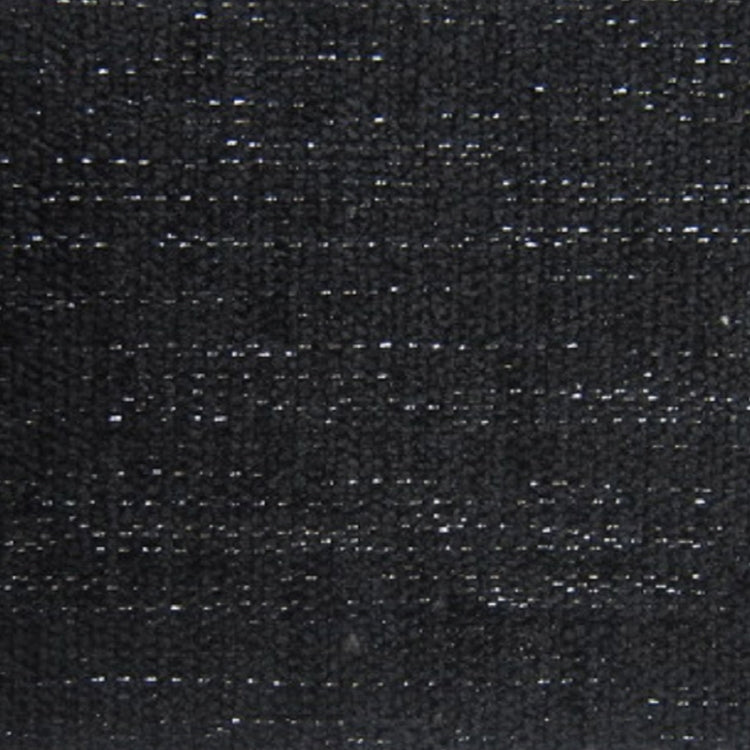 Glam Fabric Athena Black - Linen Like Upholstery Fabric