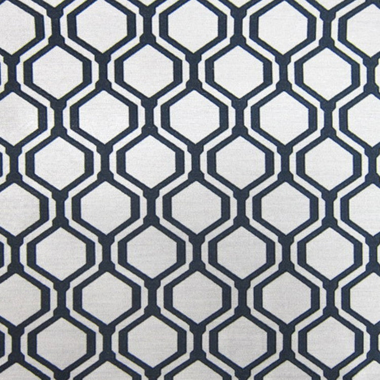 Glam Fabric Honeycomb Black - Woven Upholstery Fabric