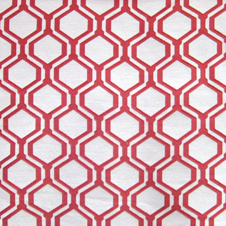 Glam Fabric Honeycomb Cranberry - Woven Upholstery Fabric