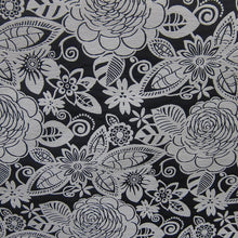 Load image into Gallery viewer, Glam Fabric Fiesta Black - Woven Upholstery Fabric