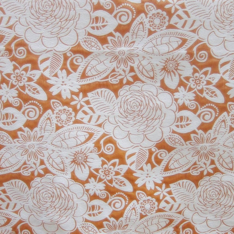 Glam Fabric Fiesta Orange - Woven Upholstery Fabric