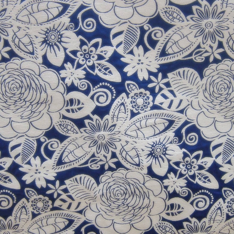Glam Fabric Fiesta Sapphire - Woven Upholstery Fabric