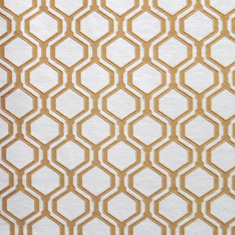 Glam Fabric Honeycomb Latte - Woven Upholstery Fabric