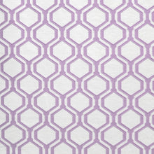 Load image into Gallery viewer, Glam Fabric Honeycomb Lilac - Woven Upholstery Fabric