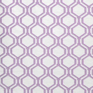 Glam Fabric Honeycomb Lilac - Woven Upholstery Fabric