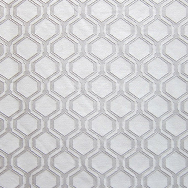 Glam Fabric Honeycomb Stone - Woven Upholstery Fabric