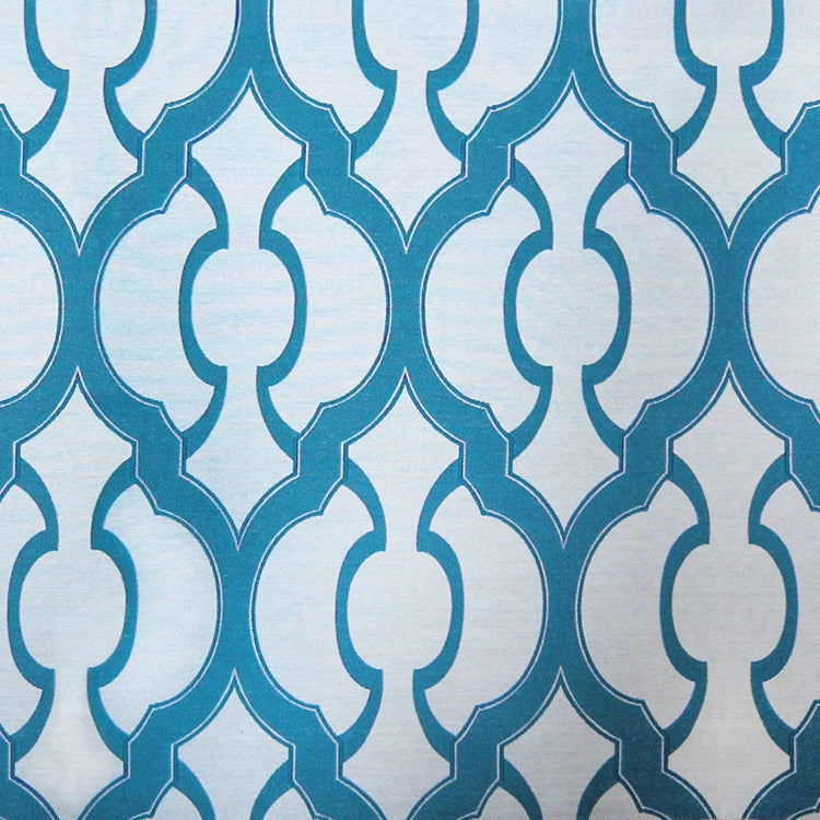 Glam Fabric Mila Cerulean - Woven Upholstery Fabric