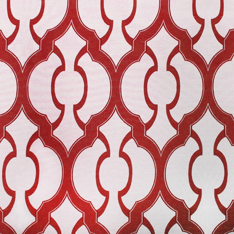 Glam Fabric Mila Red - Woven Upholstery Fabric