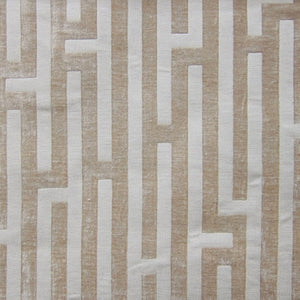 Glam Fabric Amazement Ecru - Chenille Upholstery Fabric