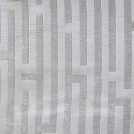 Glam Fabric Amazement Silver - Chenille Upholstery Fabric