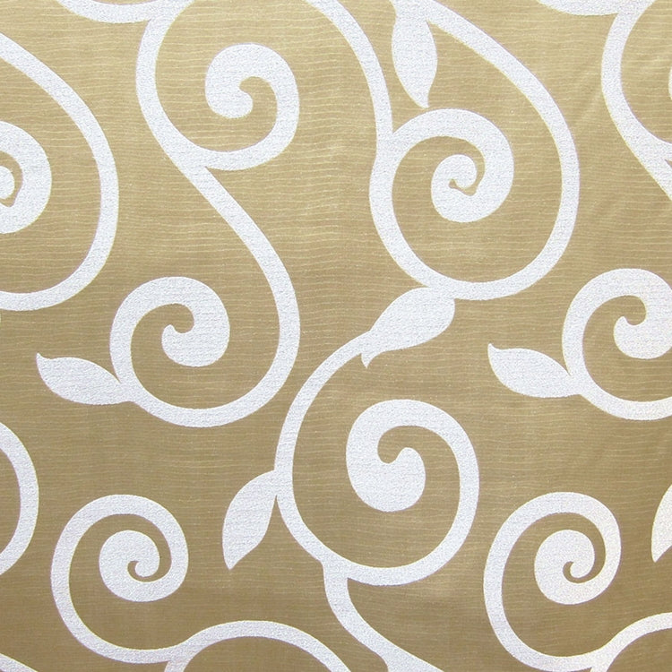 Glam Fabric Rene Beige - Woven Upholstery Fabric