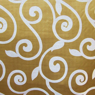 Glam Fabric Rene Brass - Woven Upholstery Fabric