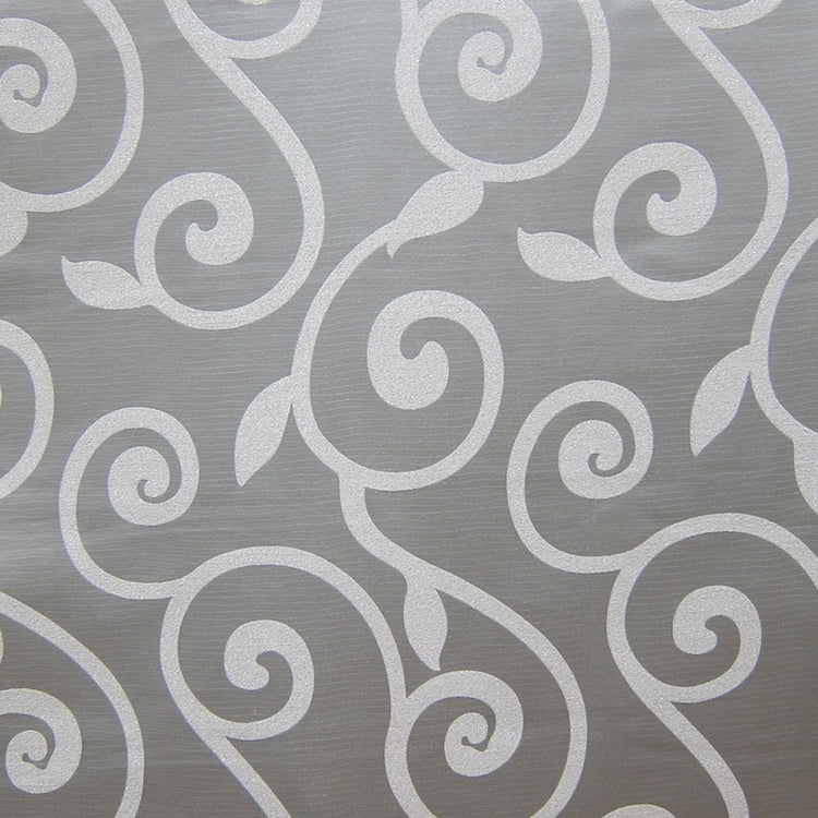 Glam Fabric Rene Pewter - Woven Upholstery Fabric
