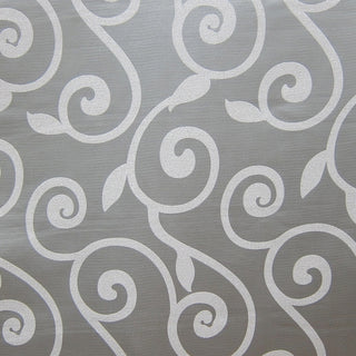 Glam Fabric Rene Pewter - Woven Upholstery Fabric