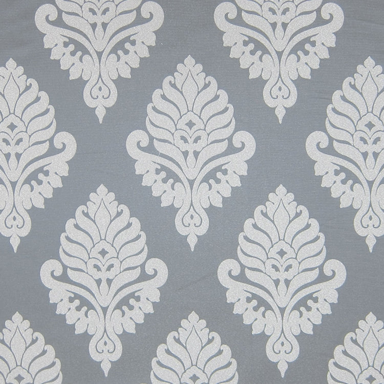 Glam Fabric Shelby Grey - Woven Upholstery Fabric
