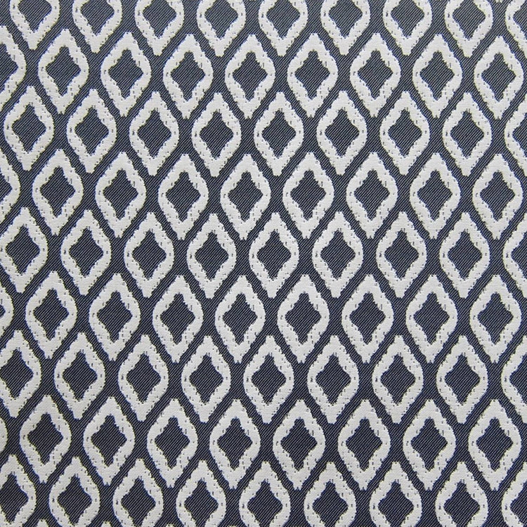 Glam Fabric Flip Flop Navy FRONT - Woven Upholstery Fabric