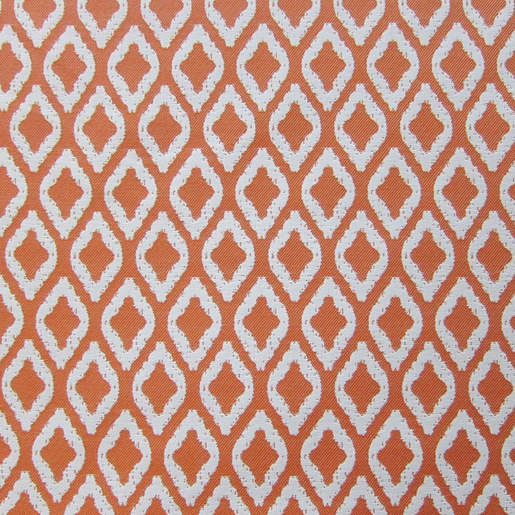 Glam Fabric Flip Flop Orange FRONT - Woven Upholstery Fabric