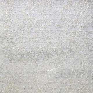 Glam Fabric Moonstruck Beige - Sheer Drapery Fabric