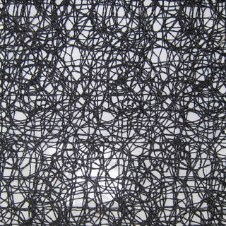 Glam Fabric Moonstruck Black - Sheer Drapery Fabric