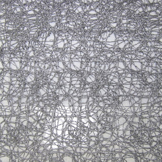 Glam Fabric Moonstruck Silver - Sheer Drapery Fabric