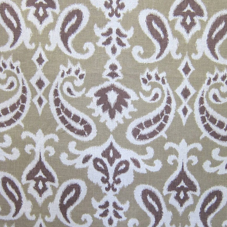 Glam Fabric Pumba Chocolate - Linen Upholstery Fabric