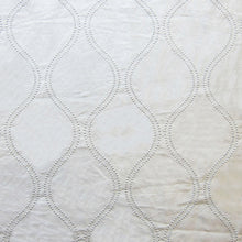 Load image into Gallery viewer, Glam Fabric Hour Glass Ivory - Woven Drapery Fabric