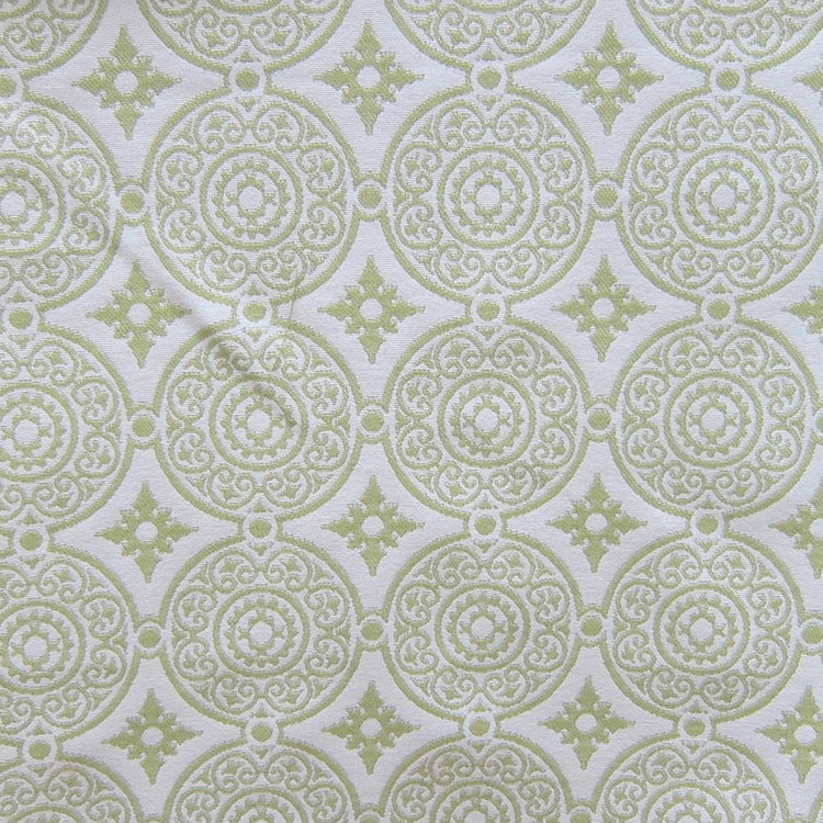 Glam Fabric Medallion Apple BACK - Outdoor Upholstery Fabric