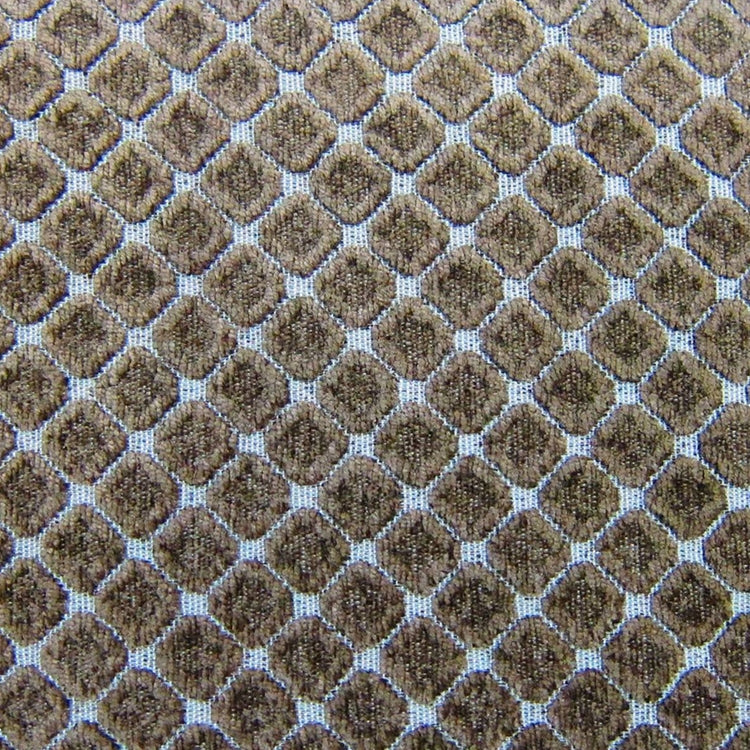 Glam Fabric Cobblestones Chocolate - Chenille Upholstery Fabric