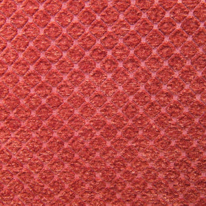Glam Fabric Cobblestones Scarlet - Chenille Upholstery Fabric