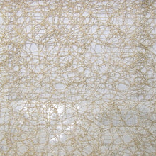 Load image into Gallery viewer, Glam Fabric Helix Champagne - Sheer Drapery Fabric