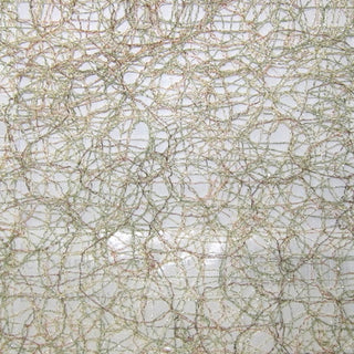 Glam Fabric Helix Grass - Sheer Drapery Fabric
