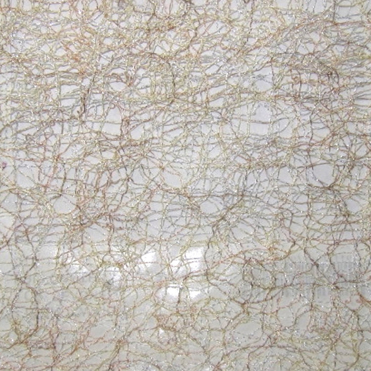 Glam Fabric Helix Seashell - Sheer Drapery Fabric