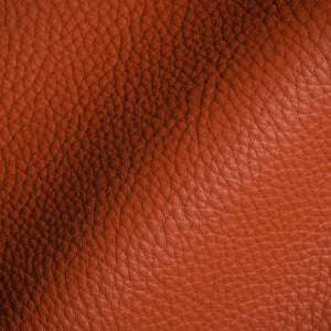 Glam Fabric Tut Paprika - Leather Upholstery Fabric