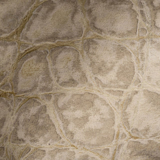 Glam Fabric Falls Ivory - Leather Upholstery Fabric