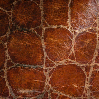 Glam Fabric Falls Whiskey - Leather Upholstery Fabric