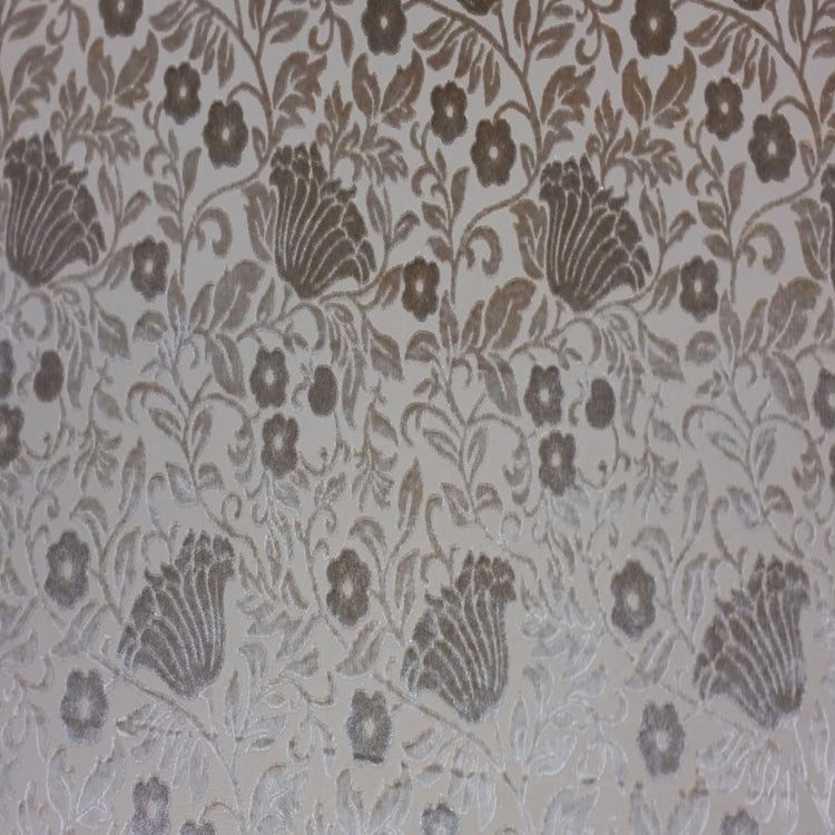 Glam Fabric Rebecca Champagne  - Velvet Upholstery Fabric
