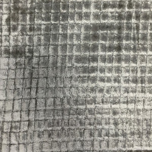 Glam Fabric Pierre Pewter  - Velvet Upholstery Fabric