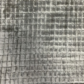 Glam Fabric Pierre Pewter  - Velvet Upholstery Fabric