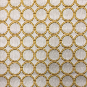 Glam Fabric Cirque Sunshine - Linen Upholstery Fabric