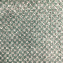 Load image into Gallery viewer, Glam Fabric Tartan Sea Spray  - Velvet Upholstery Fabric