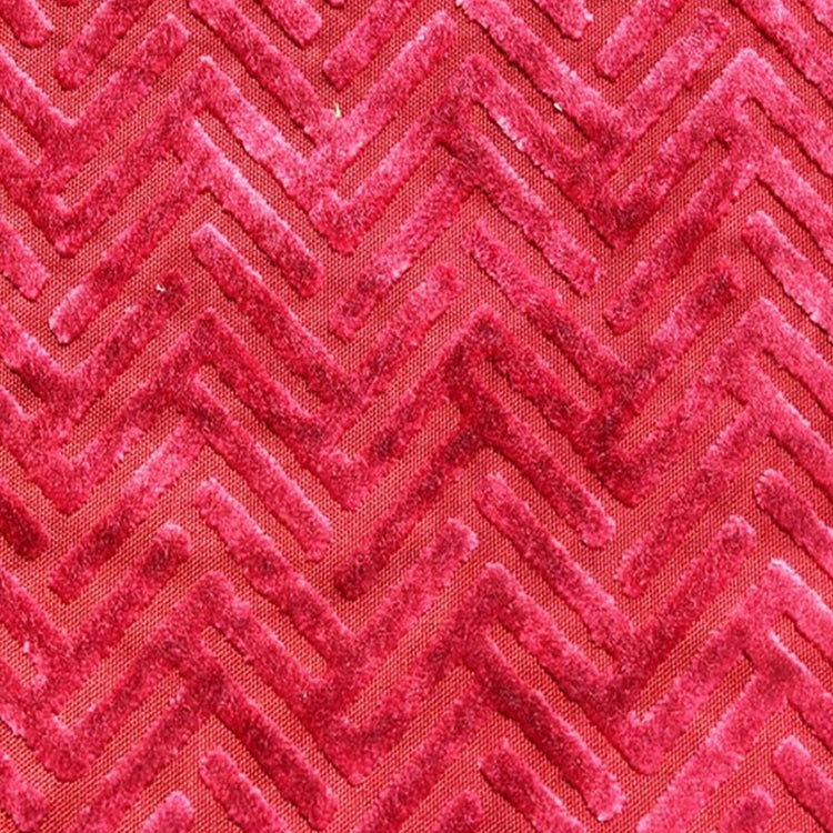 Glam Fabric Devious Cranberry  - Velvet Upholstery Fabric